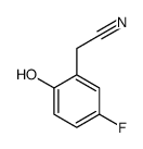 2-(5-氟-2-羟基苯基)乙腈 结构式