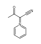 Pyridinium, 1-(1-cyano-2-oxopropyl)-, inner salt 结构式