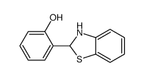 2-(2,3-二氢-2-苯并噻唑基)苯酚 结构式