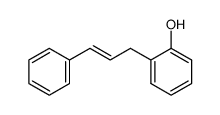 2-(3-苯基-2-丙烯-1-基)苯酚 结构式