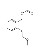 2-(甲氧基甲氧基)苯甲醇乙酸酯 结构式