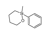 2-甲基-2-苯基-1-氧杂-2-硅杂环己烷 结构式