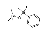 1-氟-1,3,3-三甲基-1-苯基二硅氧烷 结构式