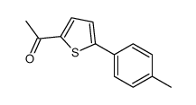 Ethanone, 1-[5-(4-methylphenyl)-2-thienyl]- 结构式