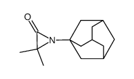 2-Aziridinone, 3,3-dimethyl-1-tricyclo[3.3.1.13,7]dec-1-yl- 结构式