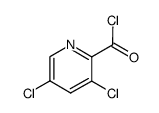 3,5-dichloropicolinoyl chloride 结构式