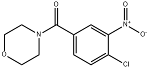 4-(4-氯-3-硝基苯甲酰)吗啉 结构式
