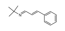 2-Propanamine, 2-methyl-N-[(2E)-3-phenyl-2-propen-1-ylidene]-, [N(E)]- 结构式