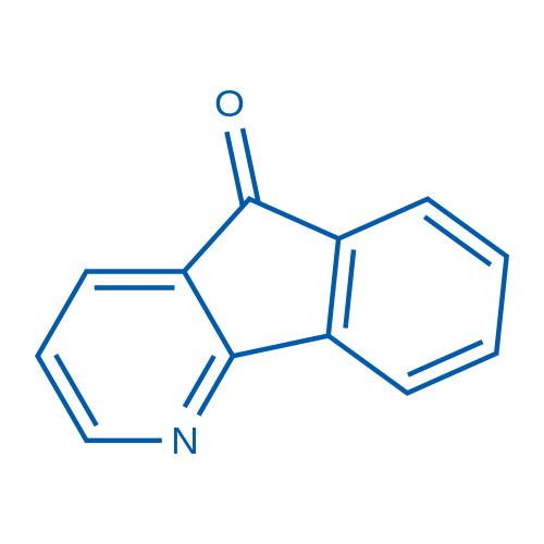 5H-茚并[1,2-b]吡啶-5-酮 结构式