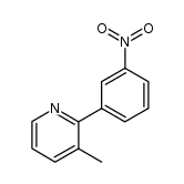 3-甲基-2-(3-硝基苯基)吡啶 结构式