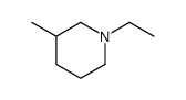 1-乙基-3-甲基哌啶 结构式