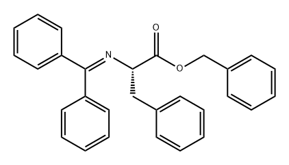 N-二苯亚甲基-L-苯丙氨酸苄酯 结构式