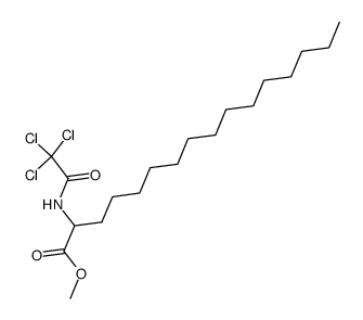 Hexadecanoic acid, 2-[(2,2,2-trichloroacetyl)amino]-, methyl ester 结构式