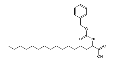 2-[[(Phenylmethoxy)carbonyl]amino]hexadecanoic acid 结构式