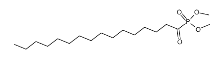 Phosphonic acid, P-(1-oxohexadecyl)-, dimethyl ester 结构式