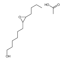 2-Oxiranehexanol, 3-butyl-, 2-acetate 结构式