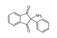 2-氨基-2-苯基-1H-茚-1,3(2H)-二酮 结构式