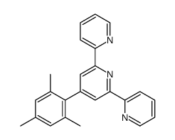 4'-(2,4,6-三甲基苯基)-2,2':6',2''-三联吡啶 结构式