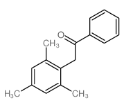 1-苯基-2-(2,4,6-三甲基苯基)乙酮 结构式