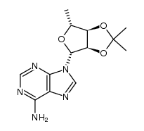 Adenosine, 5'-deoxy-2',3'-O-(1-methylethylidene)- (9CI) 结构式