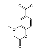 4-acetoxy-3-methoxybenzoyl chloride 结构式