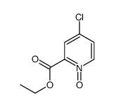 2-Pyridinecarboxylic acid, 4-chloro-, ethyl ester, 1-oxide 结构式