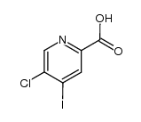 5-氯-4-碘吡啶甲酸 结构式