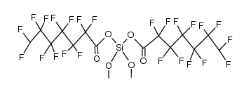 Heptanoic acid, 2,2,3,3,4,4,5,5,6,6,7,7-dodecafluoro-, dianhydride with silicic acid (H4SiO4) dimethyl ester (9CI) 结构式