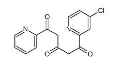 1-(4-氯-2-吡啶基)-5-(2-吡啶基)-1,3,5-戊三酮 结构式