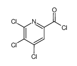 4,5,6-三氯-2-吡啶甲酰氯 结构式