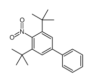 3,5-二叔丁基-4-硝基联苯 结构式