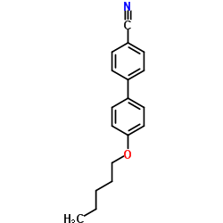 4-戊氧基-4'-氰基联苯 结构式