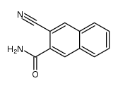 3-氰基-2-萘甲酰胺 结构式