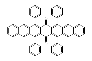 7,16-Heptacenedione, 6,8,15,17-tetraphenyl- 结构式