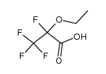 2-乙氧基-2,3,3,3-四氟丙酸 结构式