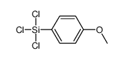 三氯(4-甲氧基苯基)硅烷 结构式