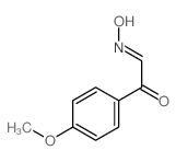 (4-甲氧基苯基)-氧代-乙醛肟 结构式