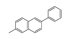 2-甲基-6-苯基萘 结构式