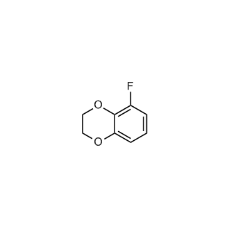 5-氟-2,3-二氢苯并[b][1,4]二噁英 结构式