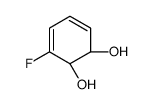 3,5-Cyclohexadiene-1,2-diol, 3-fluoro-, (1R,2R)-rel- 结构式