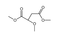 (2R)-2-甲氧基丁二酸-1,4-二甲酯 结构式