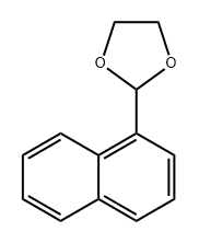 2-(1-萘基)-1,3-二氧戊环 结构式
