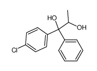 1-(对氯苯基)-1-苯基-1,2-丙二醇 结构式
