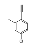 4-氯-1-乙炔基-2-甲基苯 结构式