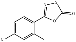 1,3,4-Oxathiazol-2-one, 5-(4-chloro-2-methylphenyl)- 结构式