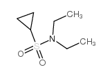 N,N-二乙基环丙烷磺酰胺 结构式