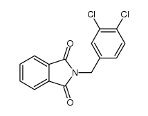 2-[(3,4-二氯苯基)甲基]-1H-异吲哚-1,3(2H)-二酮 结构式