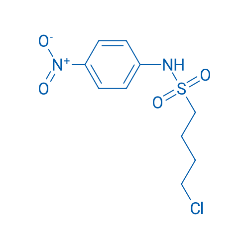4-氯-N-(4-硝基苯基)-1-丁磺酰胺 结构式
