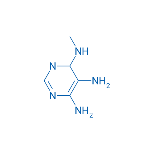 N4-甲基-4,5,6-嘧啶三胺 结构式