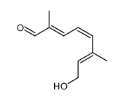8-羟基-2,6-二甲基-2,4,6-辛三烯醛 结构式
